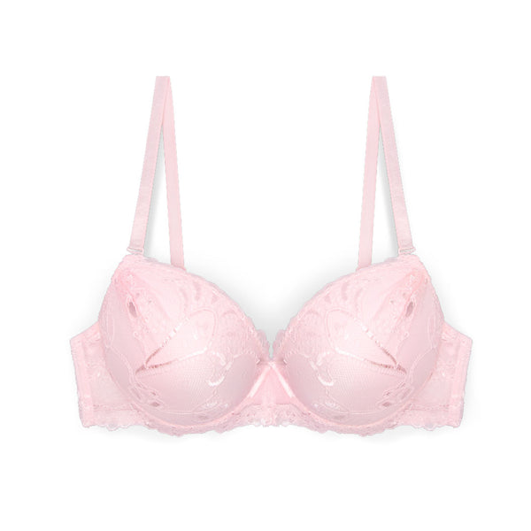 Rene Rofe Floral Lace Double Push Up Bra - 3 Pack