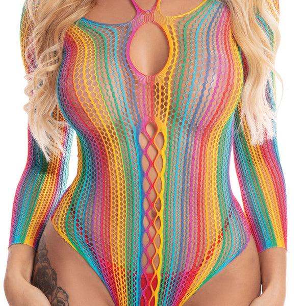 Rene Rofe More Color Long Sleeve Bodysuit