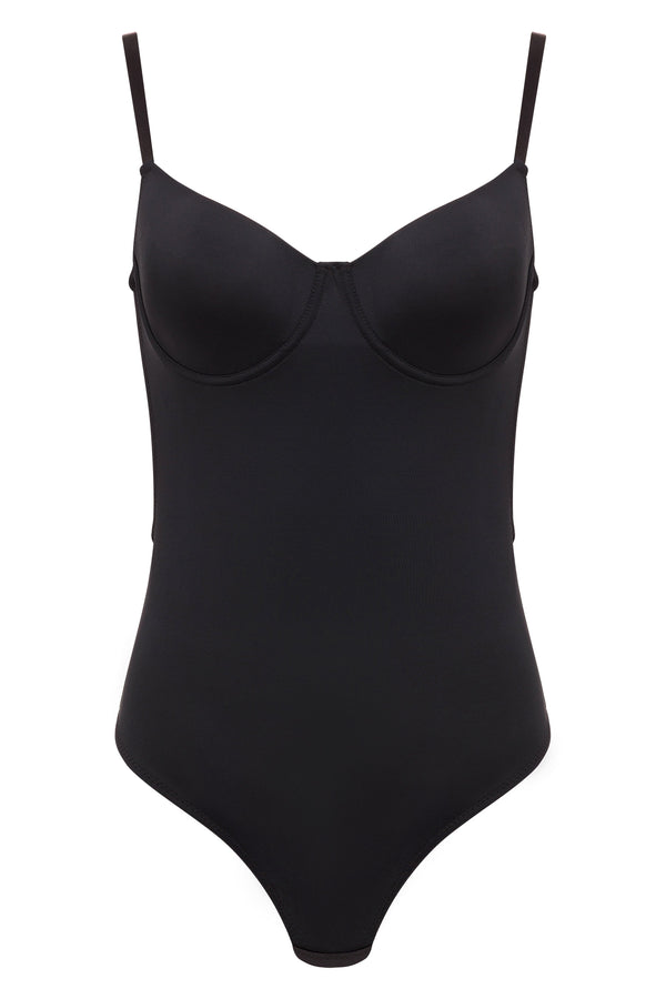 Rene Rofe Smoothing Low Back Padded Bodysuit