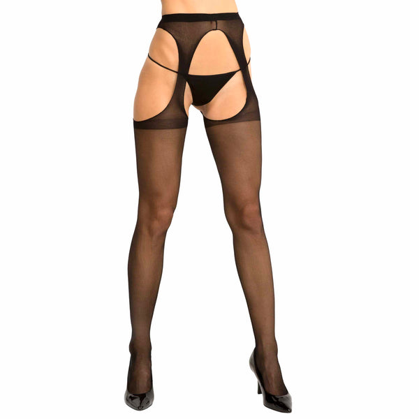 Rene Rofe Suspender Thigh Highs