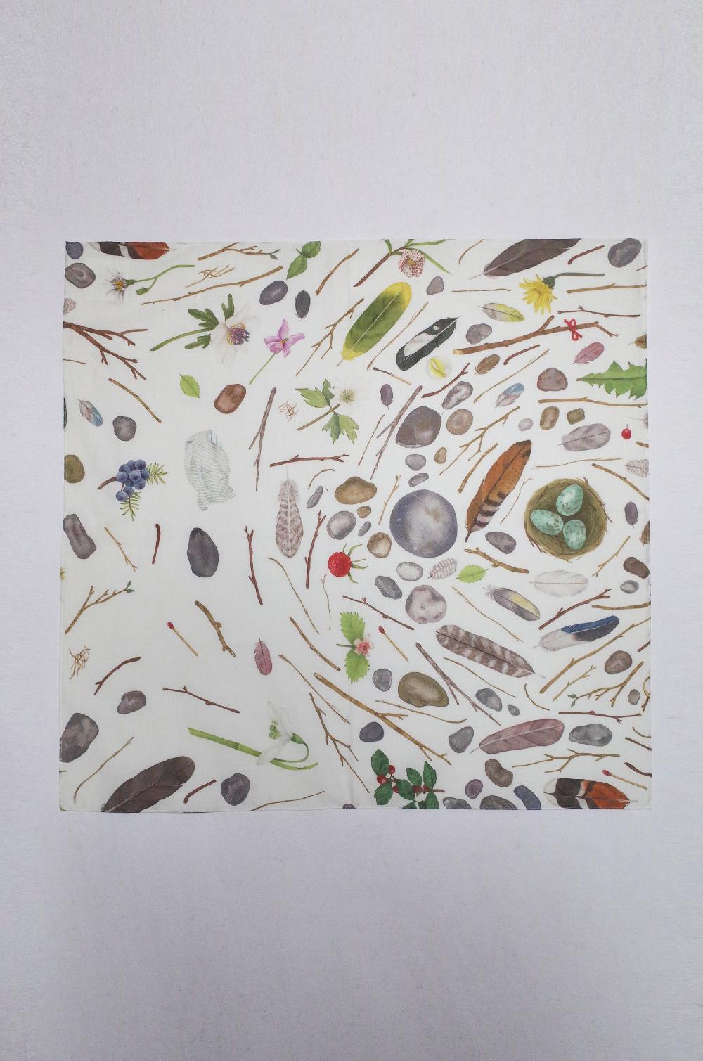 renli su Bird's Nest Handkerchief