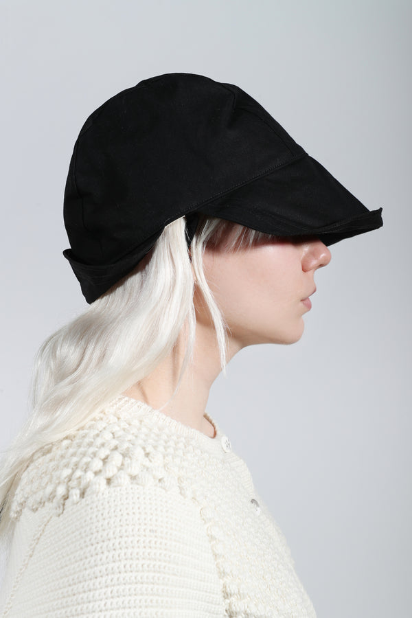 Renli Su Bonnet Hat - Black