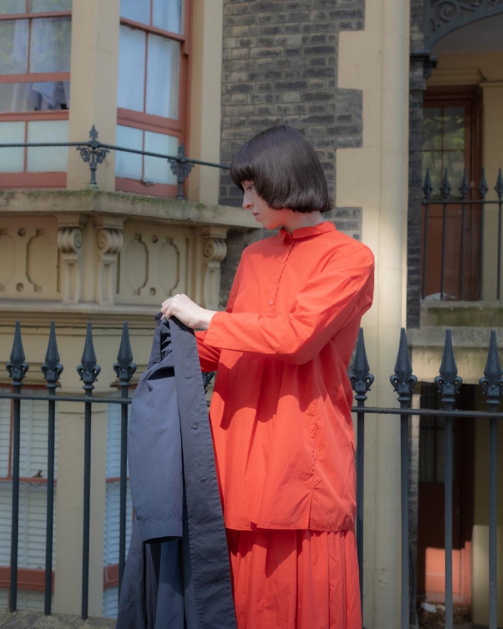 renli su CHEMISE OVERSIZE ANDI - Red