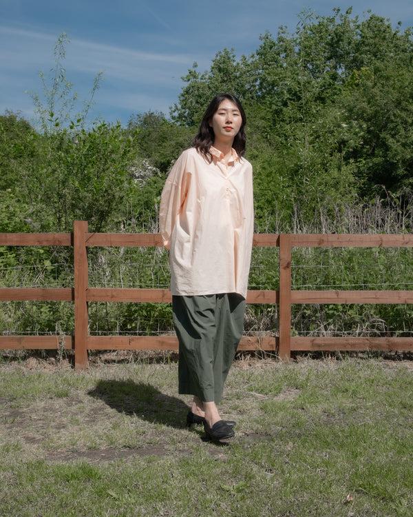 Renli Su CHEMISE OVERSIZE BIBIG - Peach