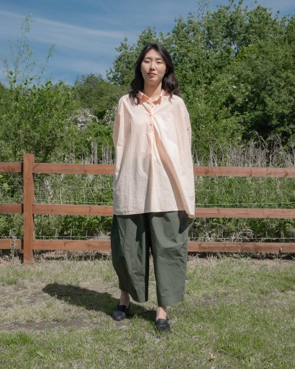 Renli Su CHEMISE OVERSIZE BIBIG - Peach