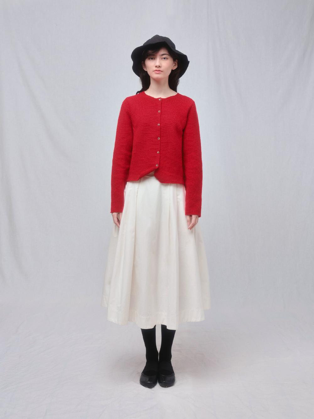 renli su Crewneck Cardigan