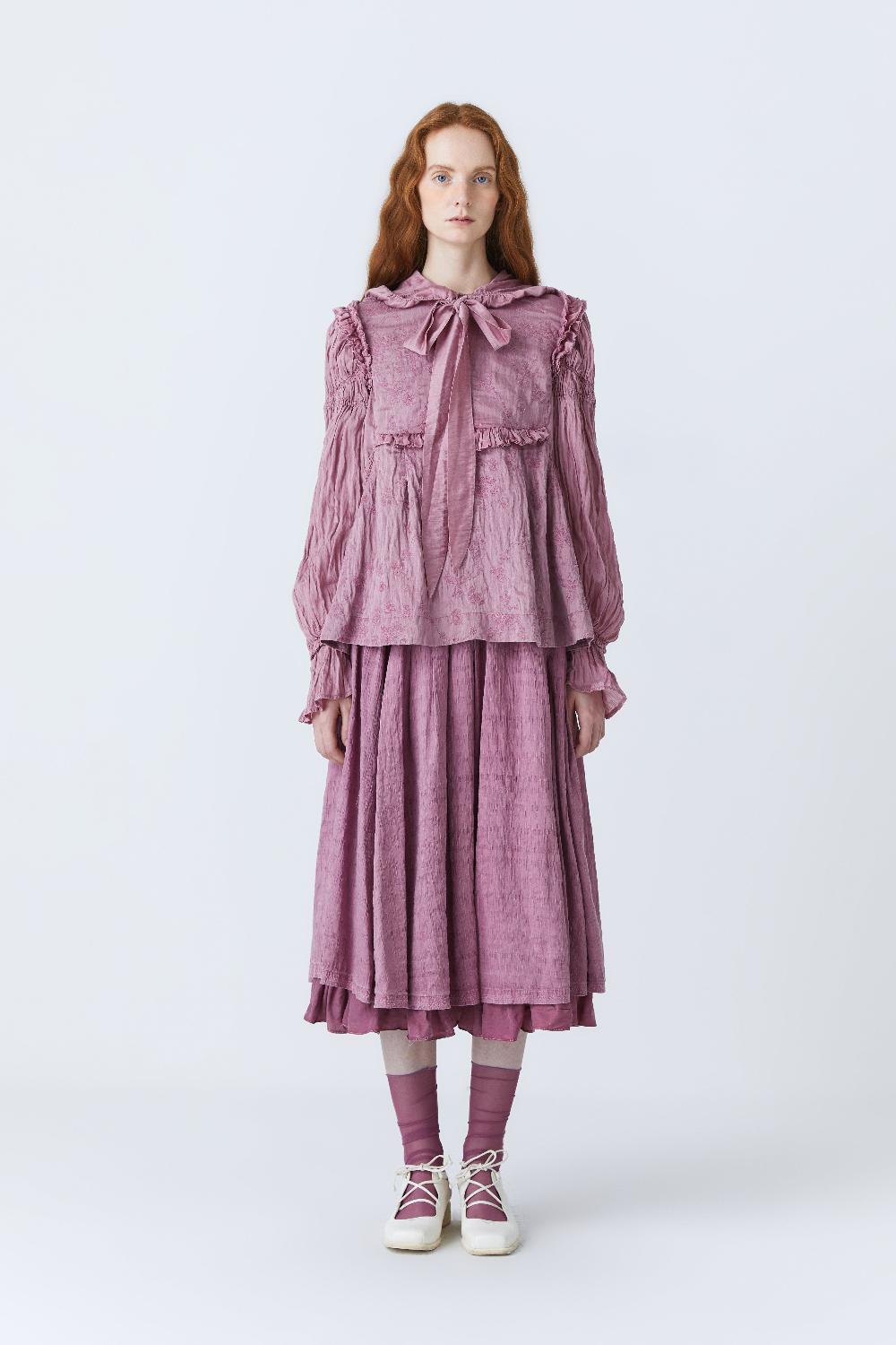 renli su Haline Herbal dye top in purple