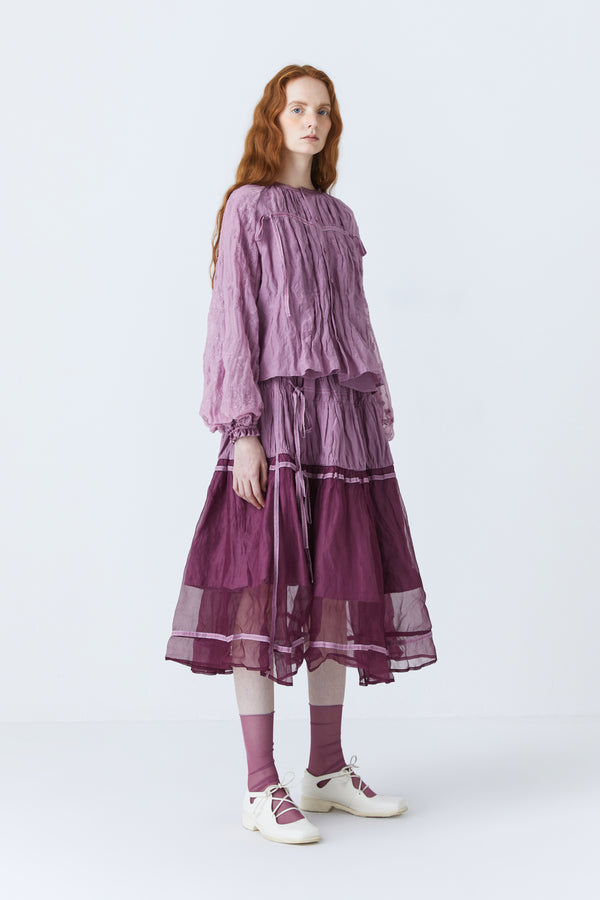 Renli Su Hardin Herbal Dye Blouse In Purple