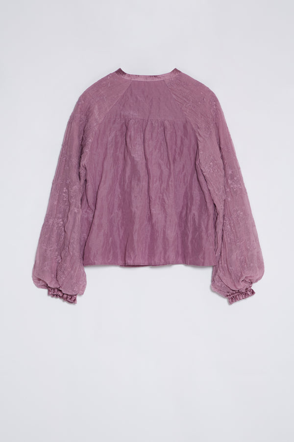 Renli Su Hardin Herbal Dye Blouse In Purple
