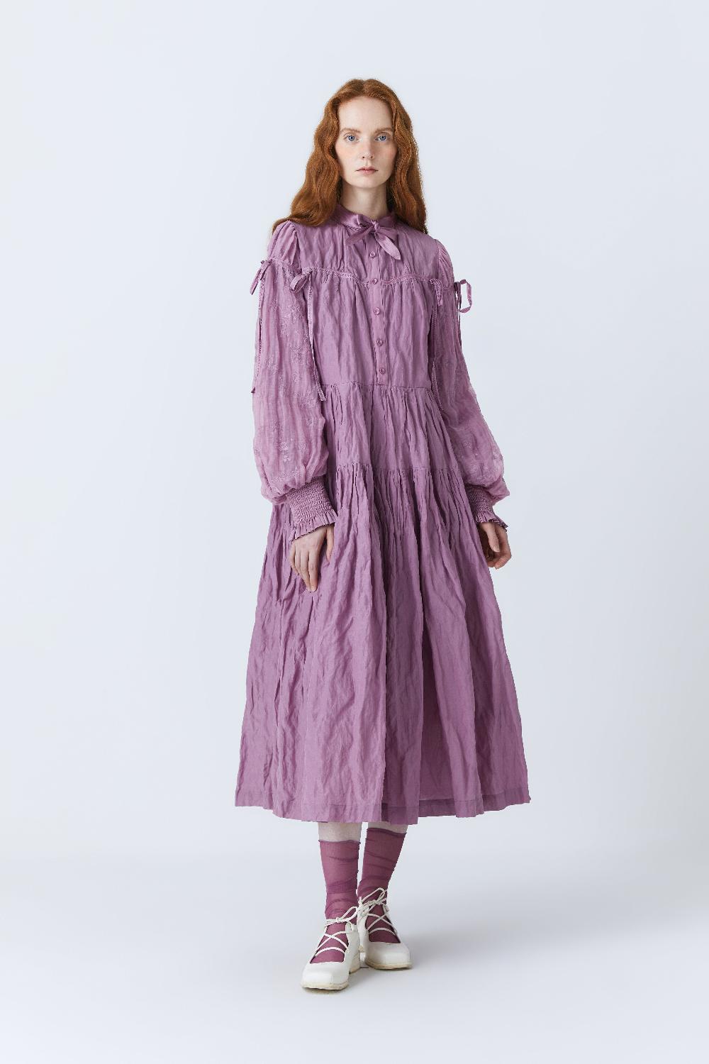 renli su Hardin herbal dye dress in purple