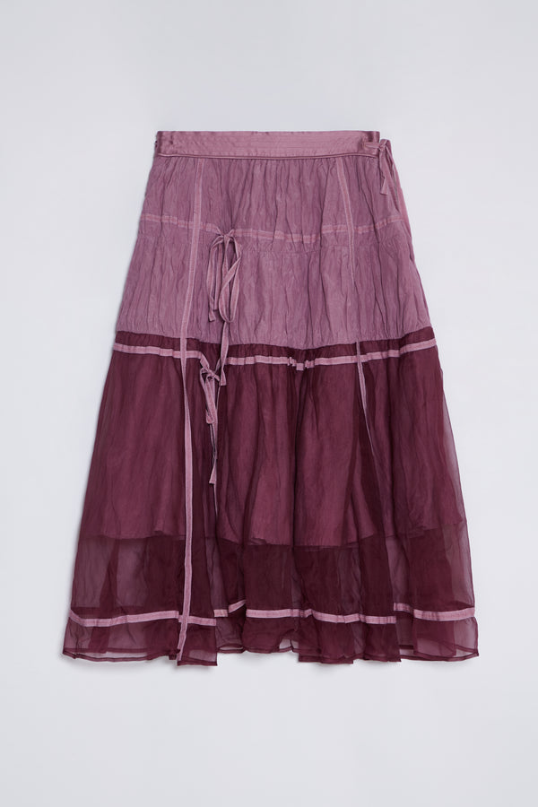 Renli Su Hardin Herbal Dye Skirt In Purple