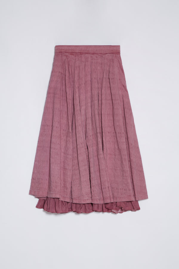 Renli Su Harley Herbal Dye Skirt In Purple
