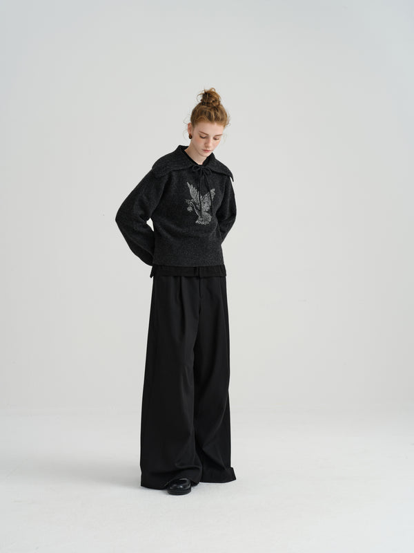 Renli Su Harune's Collar Pullover