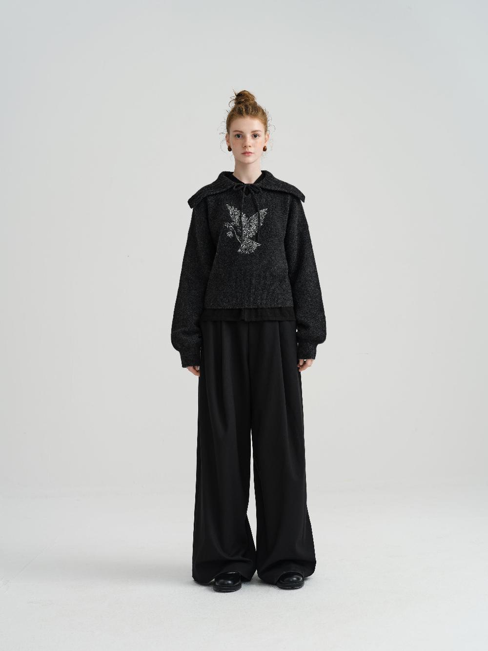 renli su Harune's Collar Pullover