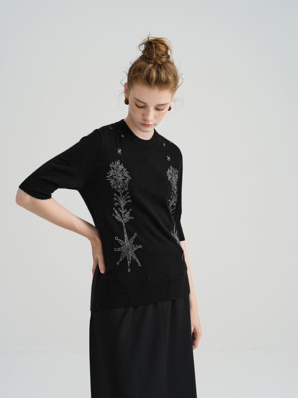 Renli Su Harune's Pullover Short Sleeve Black