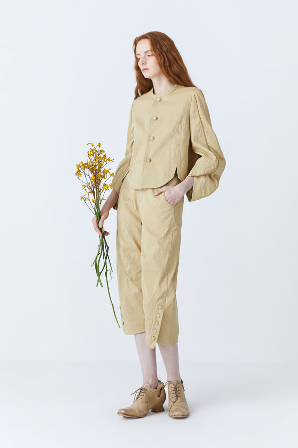 Renli Su Haven Herbal Dye Jacket In Beige