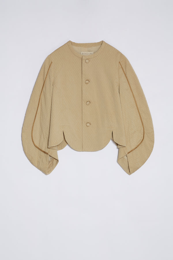 Renli Su Haven Herbal Dye Jacket In Beige
