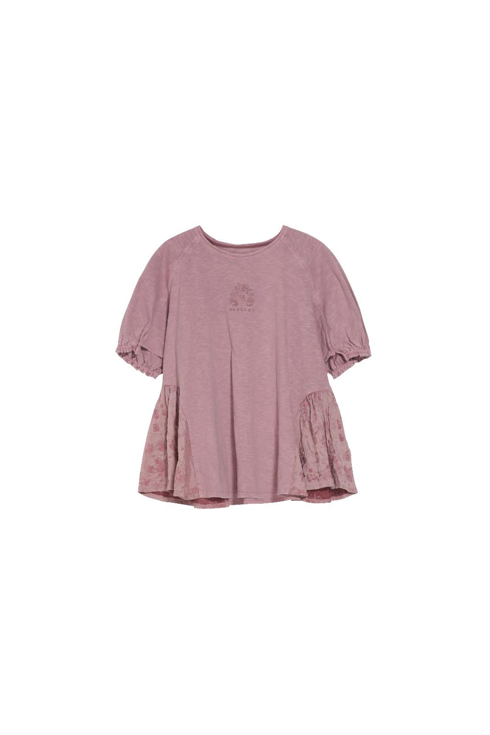 renli su Hindley flare herbal dye top in purple