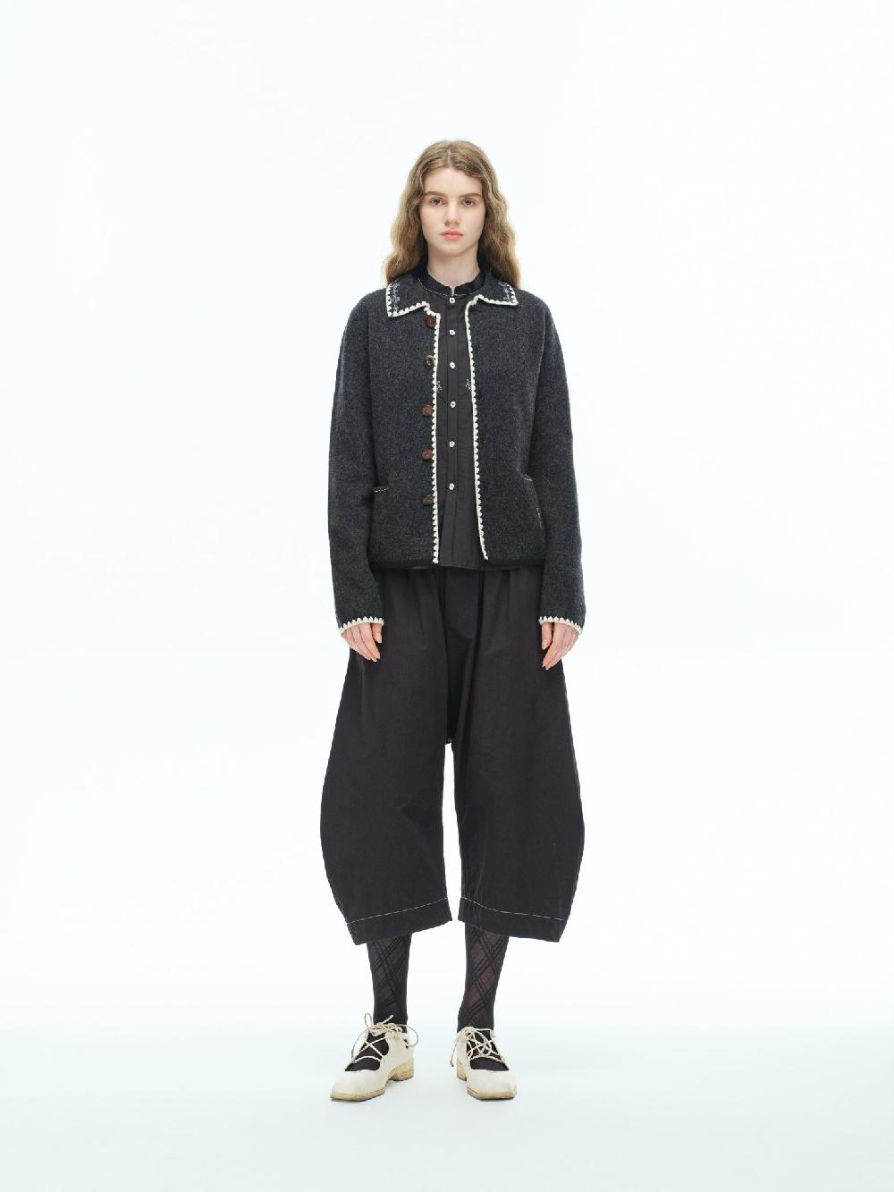 renli su Imogen Collar Cardigan