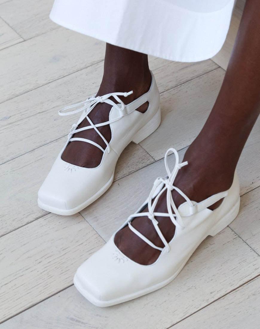 renli su Olivia Shoes - WHITE