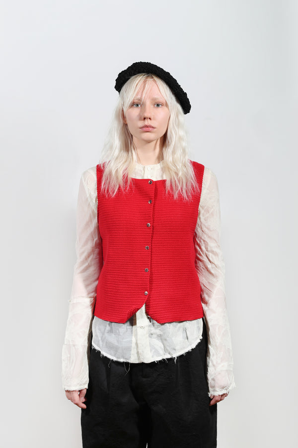 Renli Su Square Neck Vest