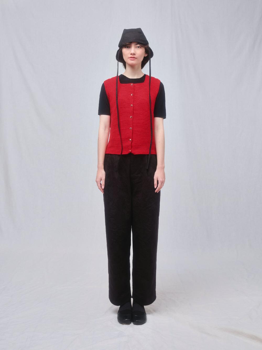 renli su Square Neck Vest