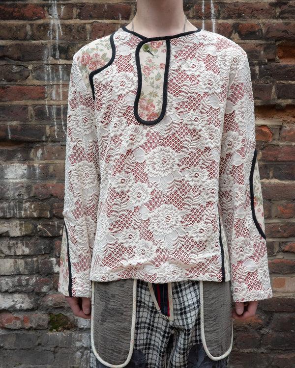 Renli Su White Flamingo Shirt