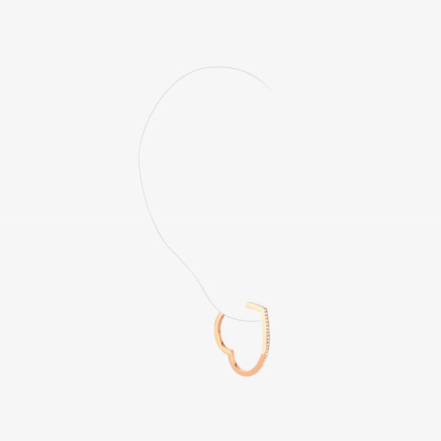 Repossi Antifer Heart Large Hoop Earring