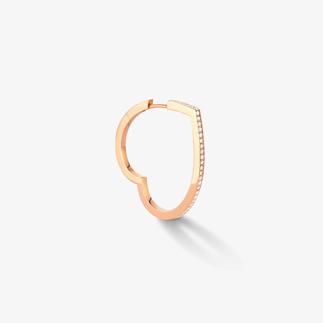 repossi Antifer Heart large hoop earring