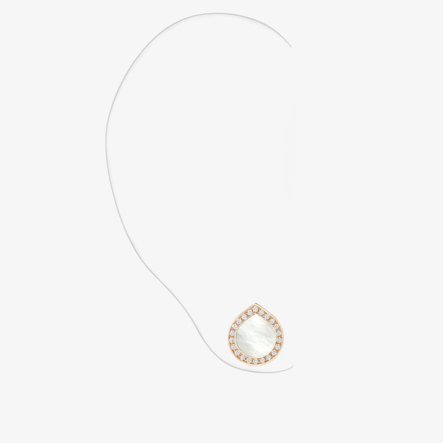 Repossi Antifer Mother Of Pearl Stud Earring