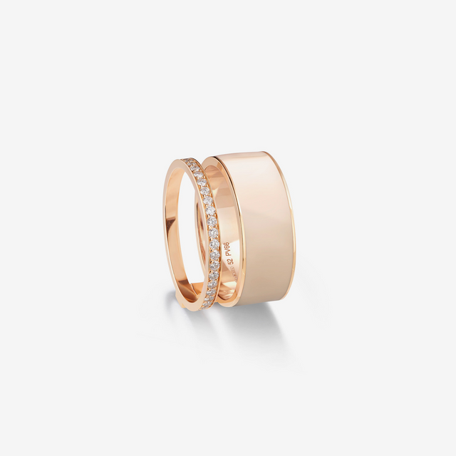 repossi Berbere Chromatic Nude lacquer ring
