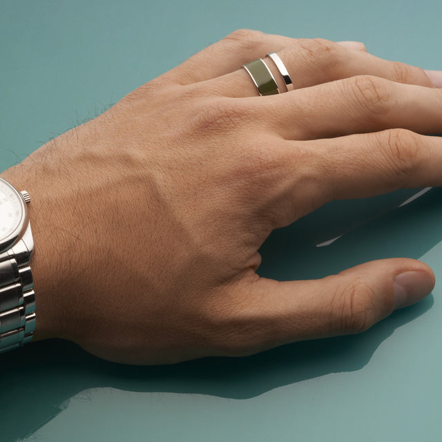 Repossi Berbere Chromatic Olive Green Lacquer Ring