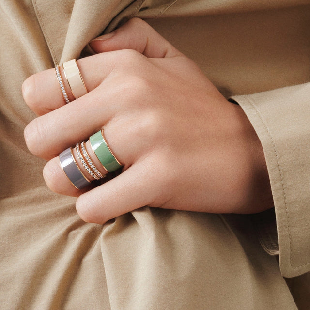 Repossi Berbere Chromatic Taupe Lacquer Ring