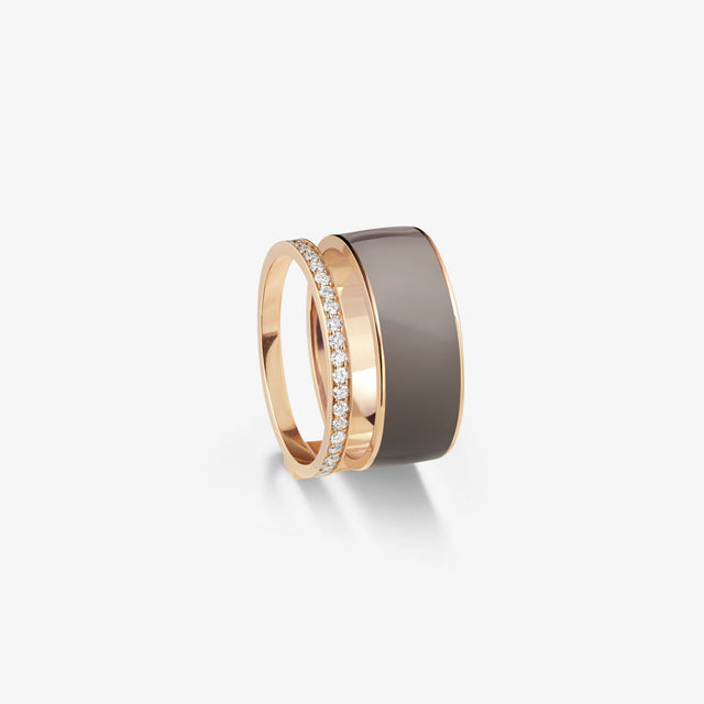 repossi Berbere Chromatic Taupe lacquer ring