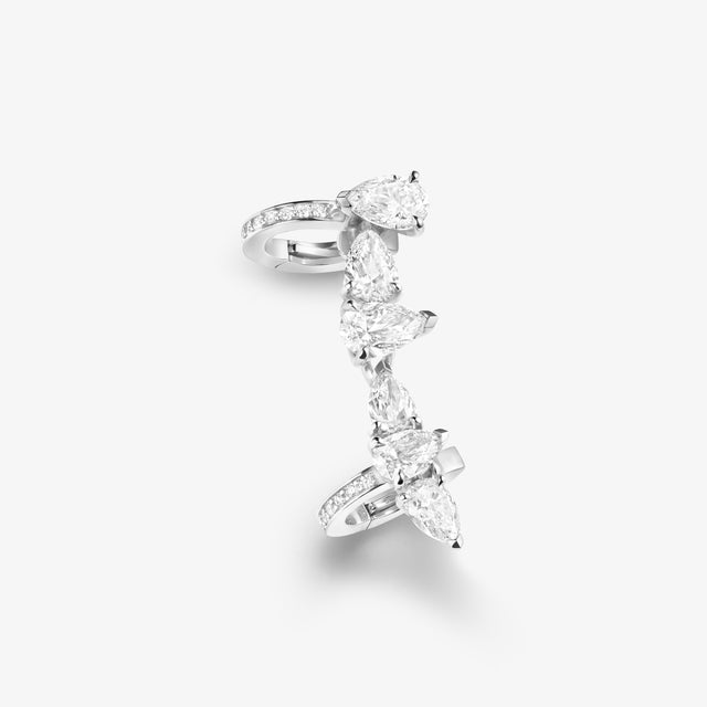 repossi Serti sur Vide earcuff set with 6 diamonds