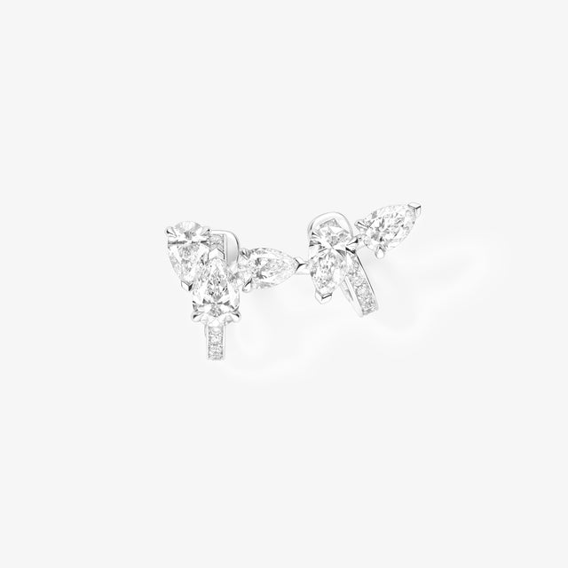 repossi Serti sur Vide earring set with 5 diamonds