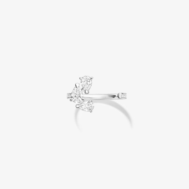 Repossi Serti Sur Vide Ring Set With 3 Diamonds