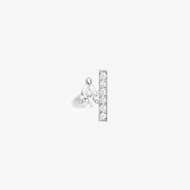 Repossi Serti Sur Vide Stud Earring Set With 1 Diamond