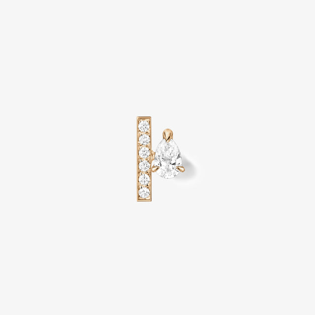 repossi Serti sur Vide stud earring set with 1 diamond