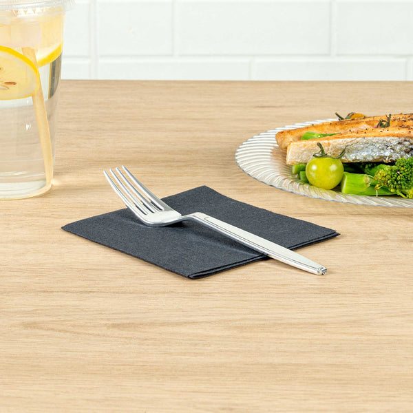 Restaurantware Argento Silver Plastic Fork - 7" - 250 Count Box