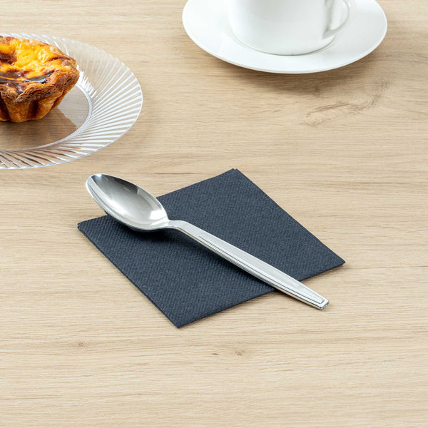 Restaurantware Argento Silver Plastic Spoon - 7" - 250 Count Box