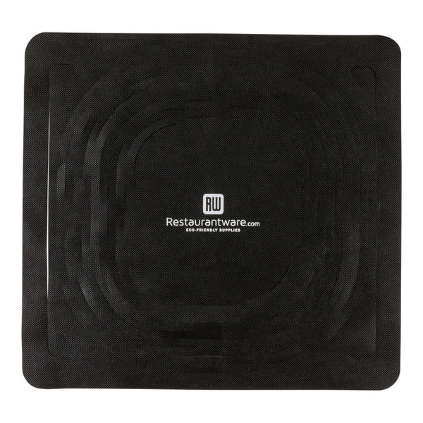Restaurantware Bag Tek Black Large Net Take Out Bag - 13 1/2" X 12 1/2" - 100 Count Box