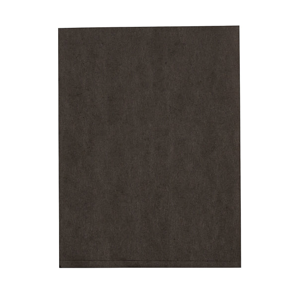 Restaurantware Bag Tek Black Paper Small Double Open Bag - Greaseproof - 6 1/4" X 4 3/4" - 100 Count Box