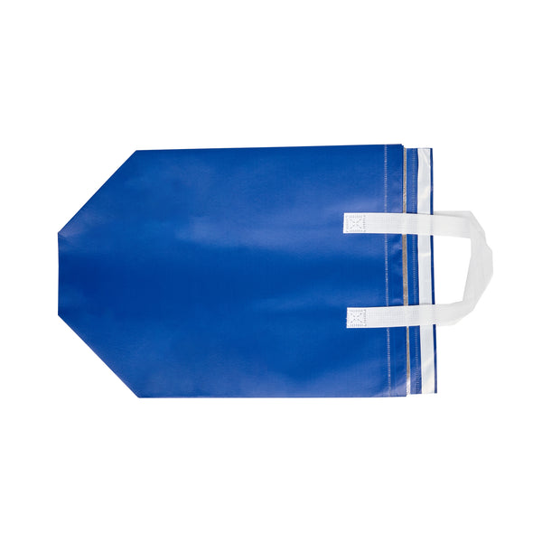 Restaurantware Bag Tek Blue Insulated Take Out Bag - Tamper-Evident - 11 3/4" X 7 3/4" X 12 1/2" - 100 Count Box