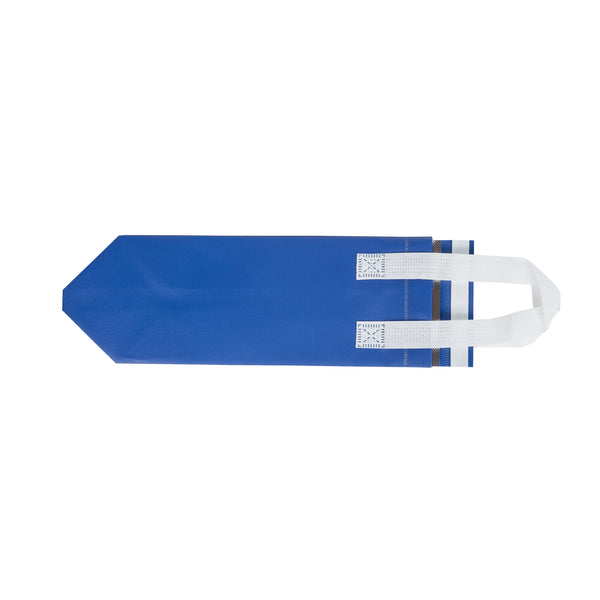 Restaurantware Bag Tek Blue Insulated Take Out Bag - Tamper-Evident - 4 3/4" X 4" X 11" - 100 Count Box
