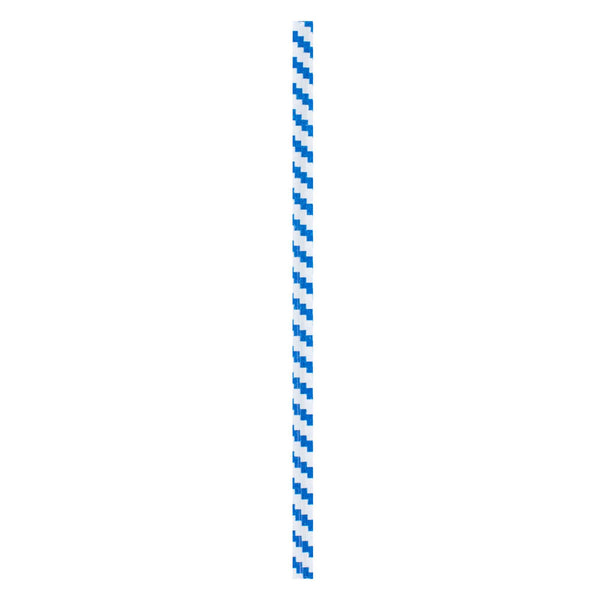 Restaurantware Bag Tek Blue Stripe Paper Twist Tie / Bag Tie - Laminated - 4" - 50000 Count Box