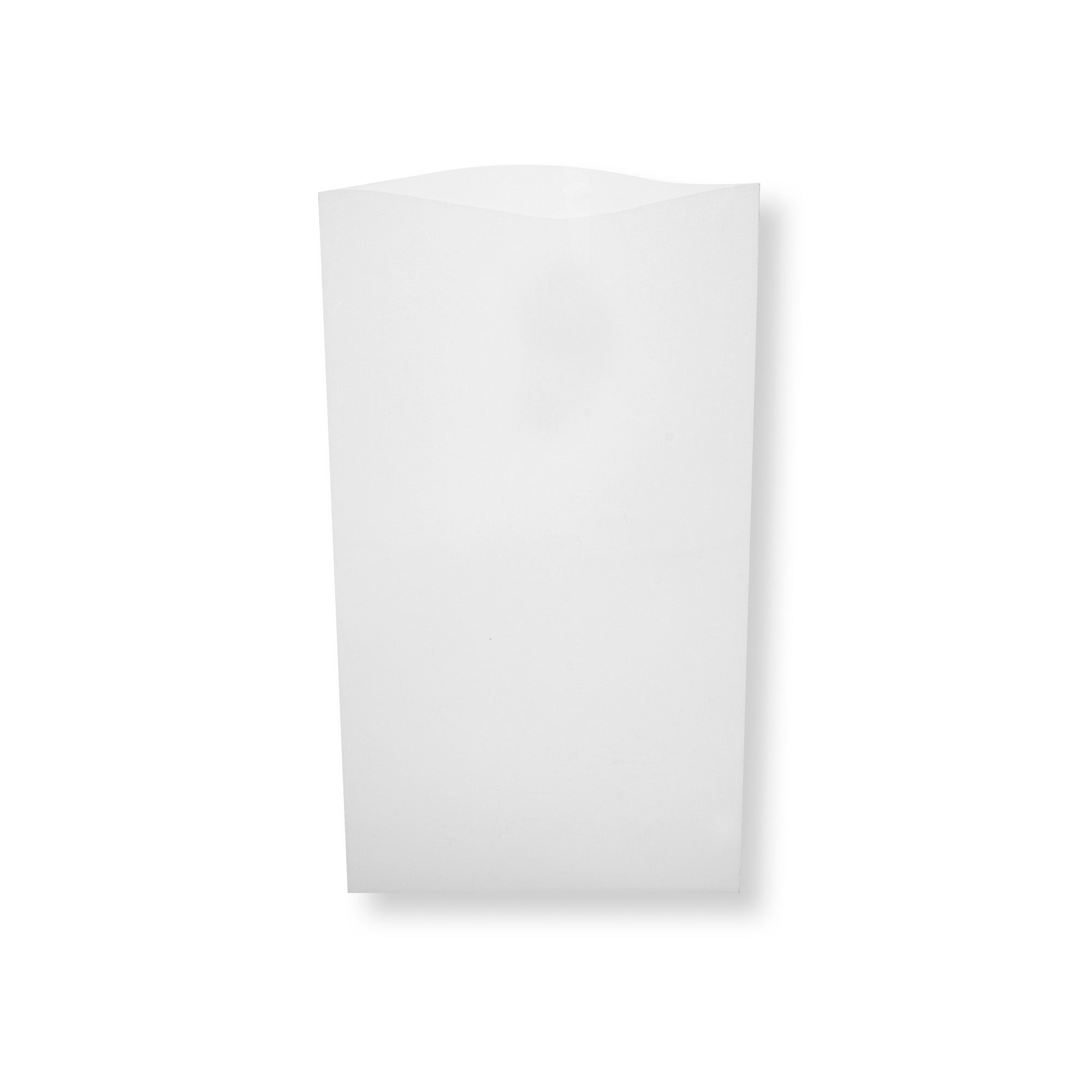 restaurantware Bag Tek Clear Plastic Bag - No Flap High Clarity Heat Sealable - 14" x 7" - 100 count box