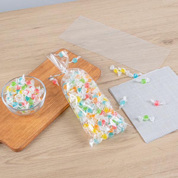 Restaurantware Bag Tek Clear Plastic Bag - No Flap High Clarity Heat Sealable - 5" X 13" - 100 Count Box