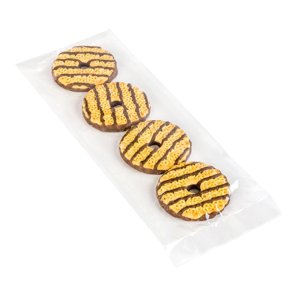 restaurantware Bag Tek Clear Plastic Bag - No Flap High Clarity Heat Sealable - 3 3/4" x 10" - 100 count box