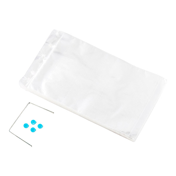 Restaurantware Bag Tek Clear Plastic Bread Bag - Micro-Perforated With Wicket Dispenser - 16" X 10" - 250 Count Box
